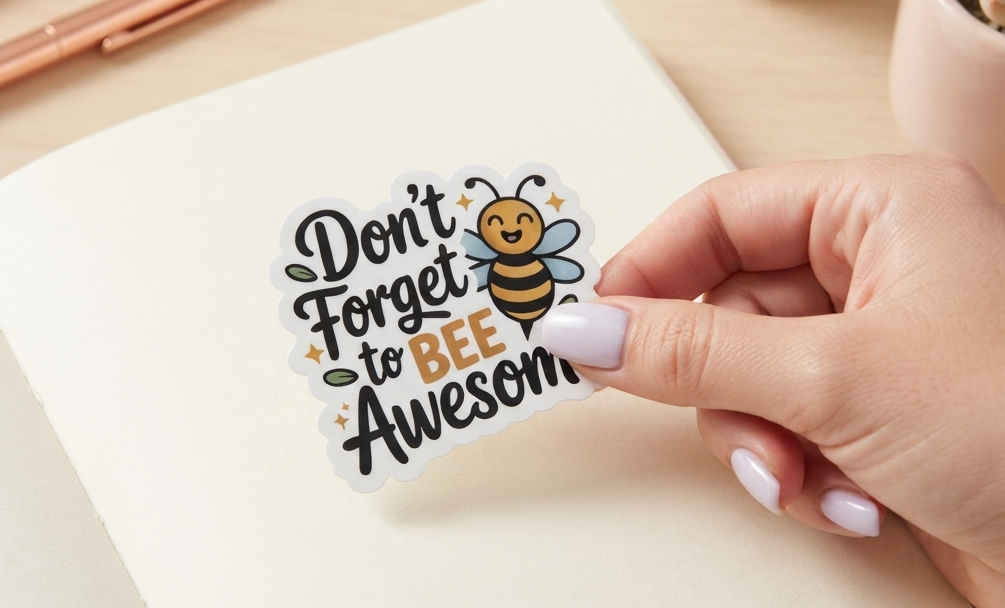 Bumble Dee Bee Sticker Set | Cute Bee Stickers