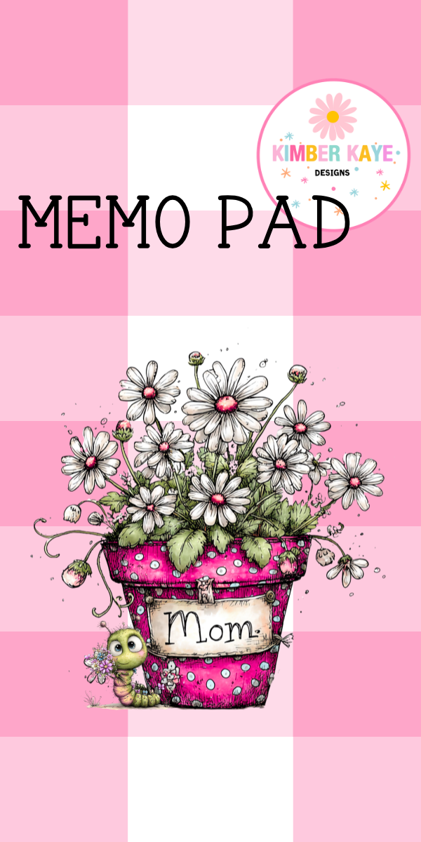Petals & Plans Memo Pad | 2x4 Floral Memo Pad | Printed List Pad | Mother’s Day Gift Idea