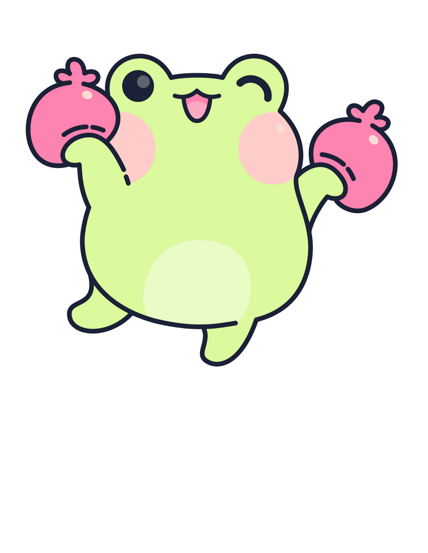 Let’s Get Froggy Individual Stickers