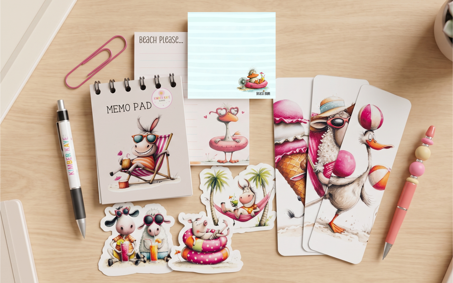 Beach Stationery Collection Bundle | Coastal Gift Set | LIVIN' THE WILD LIFE
