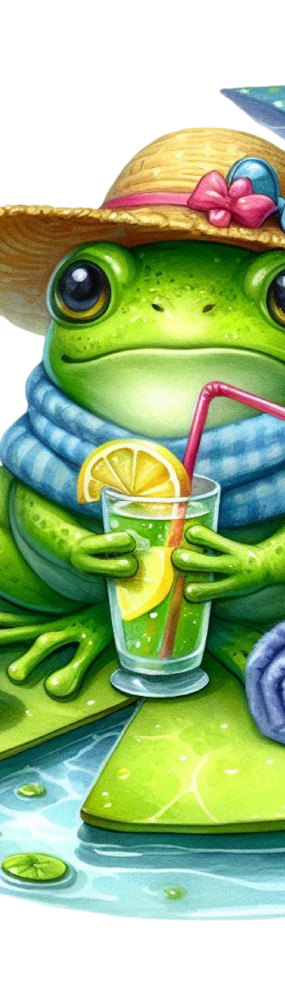 Pondside Pause Frog Bookmark