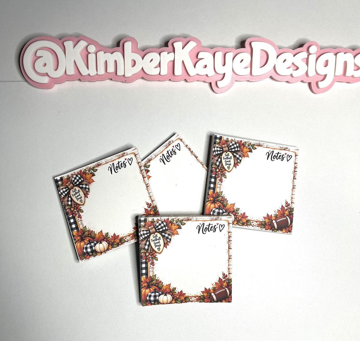 All About Fall Sticky Note | 3" × 3" Fall Notes