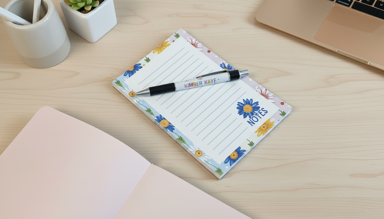 Daisy Daydreams 5x7 Notepad | Floral Note Pad | Spring Stationery