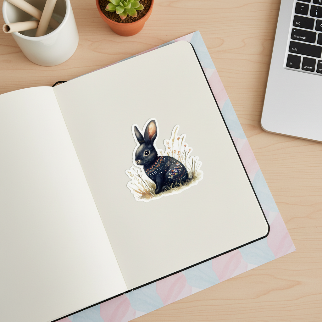 Golden Rabbit Spirit | Myths of the Golden Spirits Stationery | Sticker