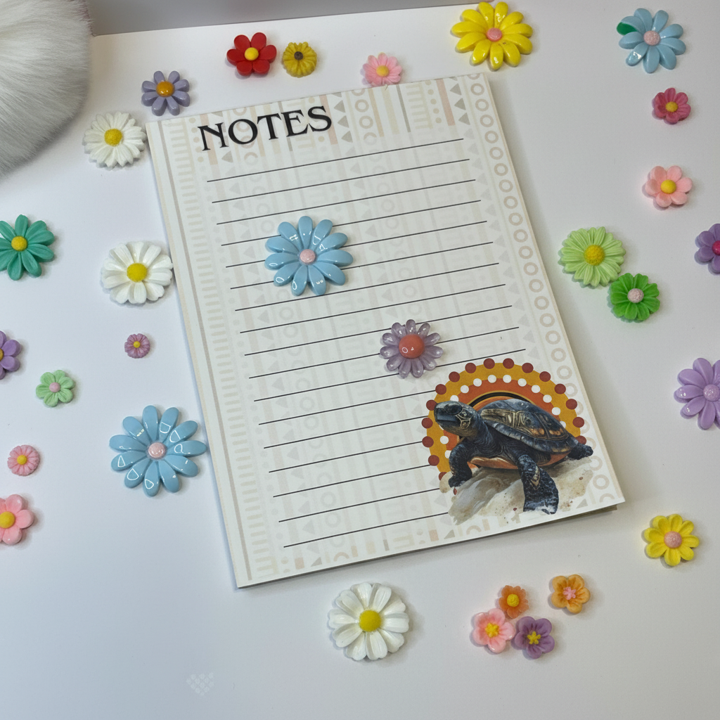Golden Turtle Spirit | Myths of the Golden Spirits Stationery | Notepad
