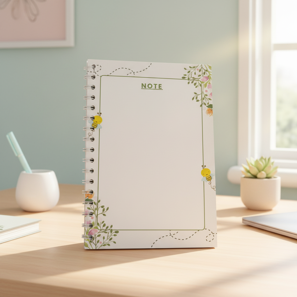 Bee Kind Spiral Notebook | Bumble Dee Bee Collection