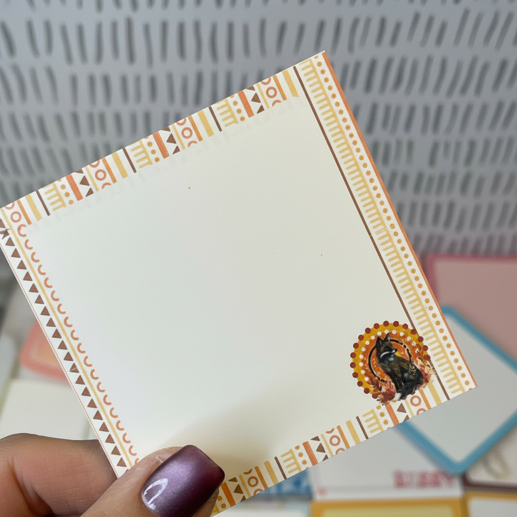 Golden Fox Spirit | Myths of the Golden Spirits Stationery | Sticky Note