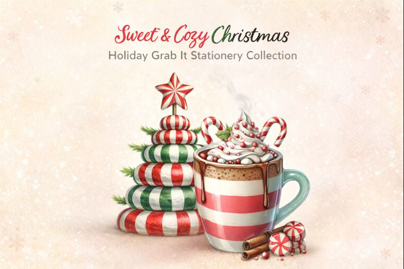 Featured image for Sweet & Cozy Christmas – Grab It Holiday Stationery Collection collection