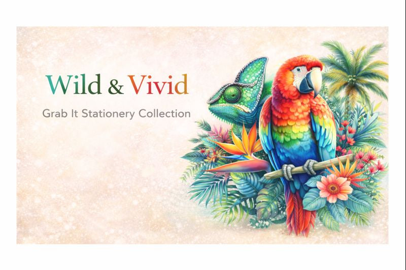 Featured image for Wild & Vivid – Grab It Stationery Collection collection