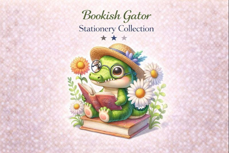 Featured image for Bookish Gator Stationery Collection collection
