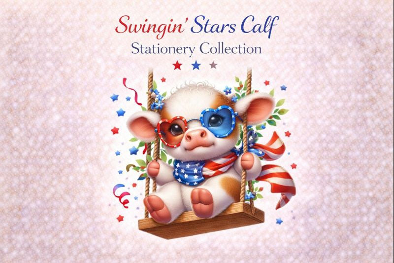 Featured image for Swingin’ Stars Calf Stationery Collection collection