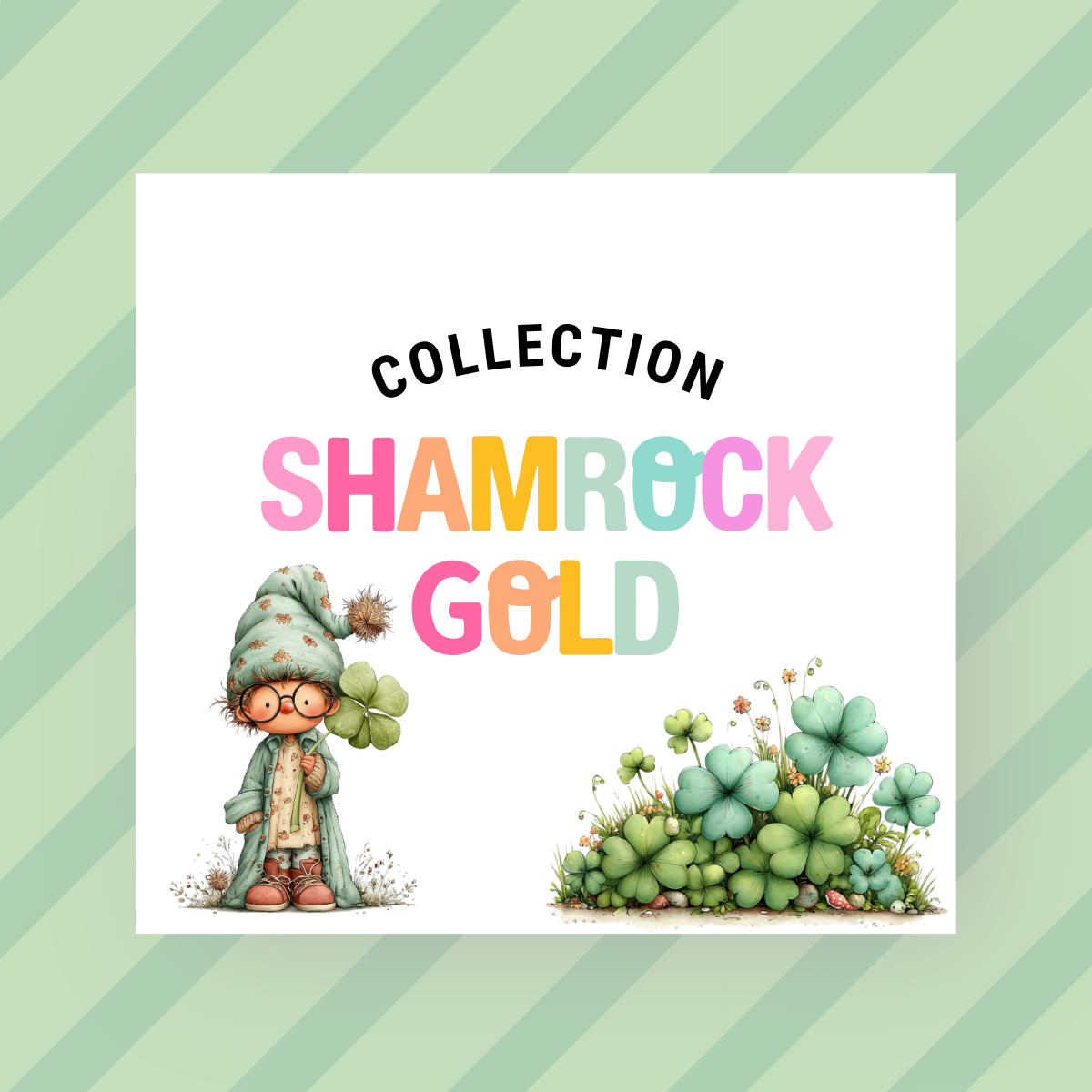 Featured image for Shamrock Gold Collection | St. Patrick’s Day Whimsical Stationery & Gifts collection