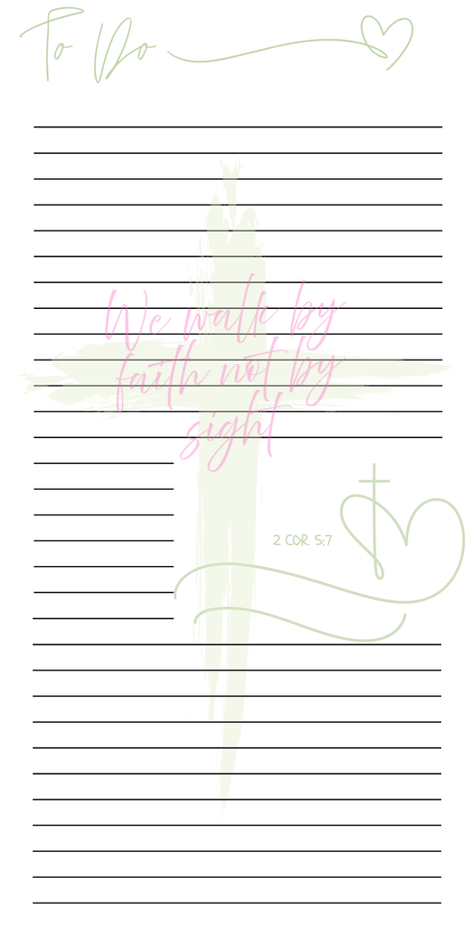 Walk By Faith – Daily Planner & To-Do List