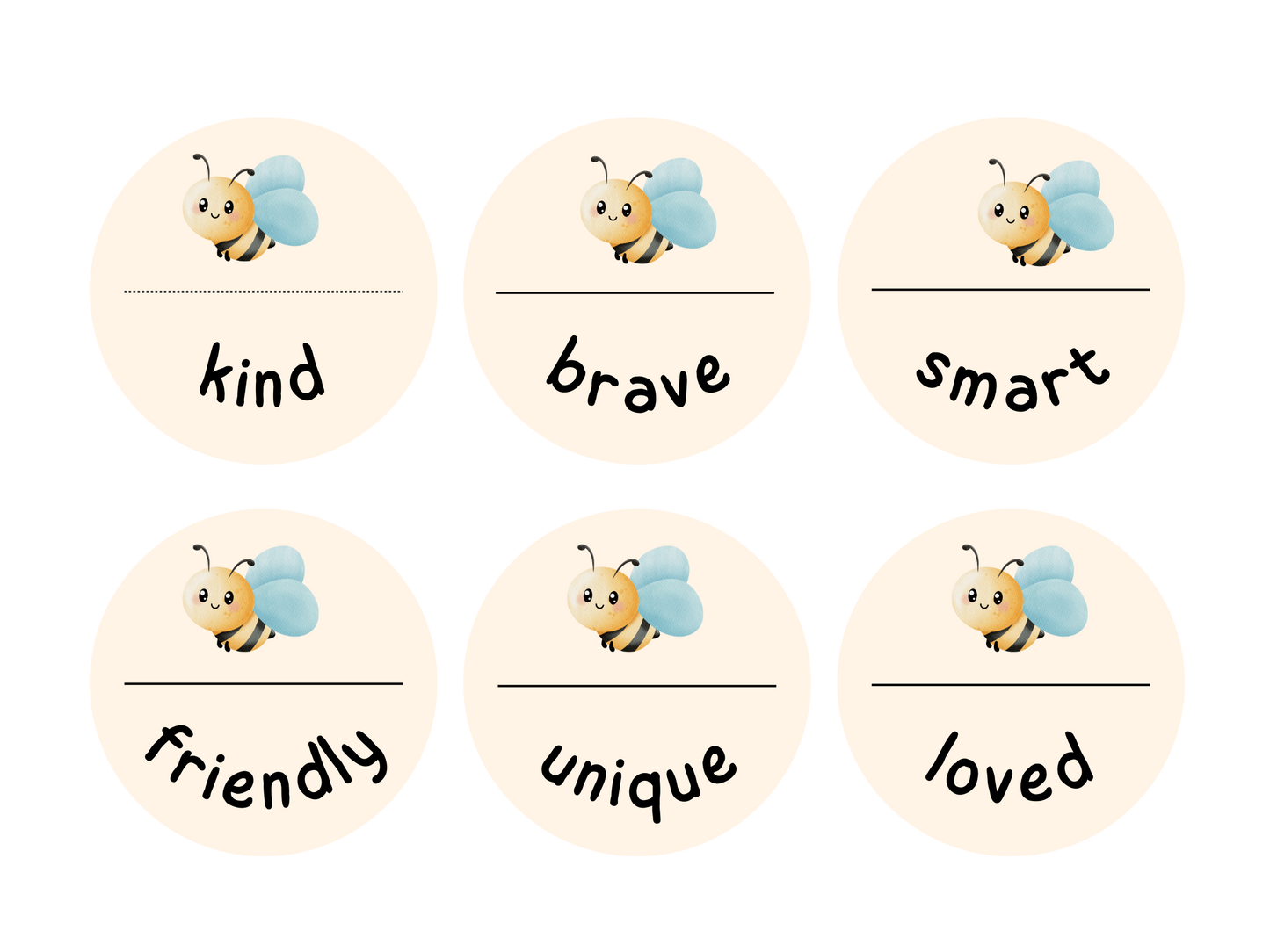 Bumble Dee Bee Magnet Set | Cute Bee Magnets