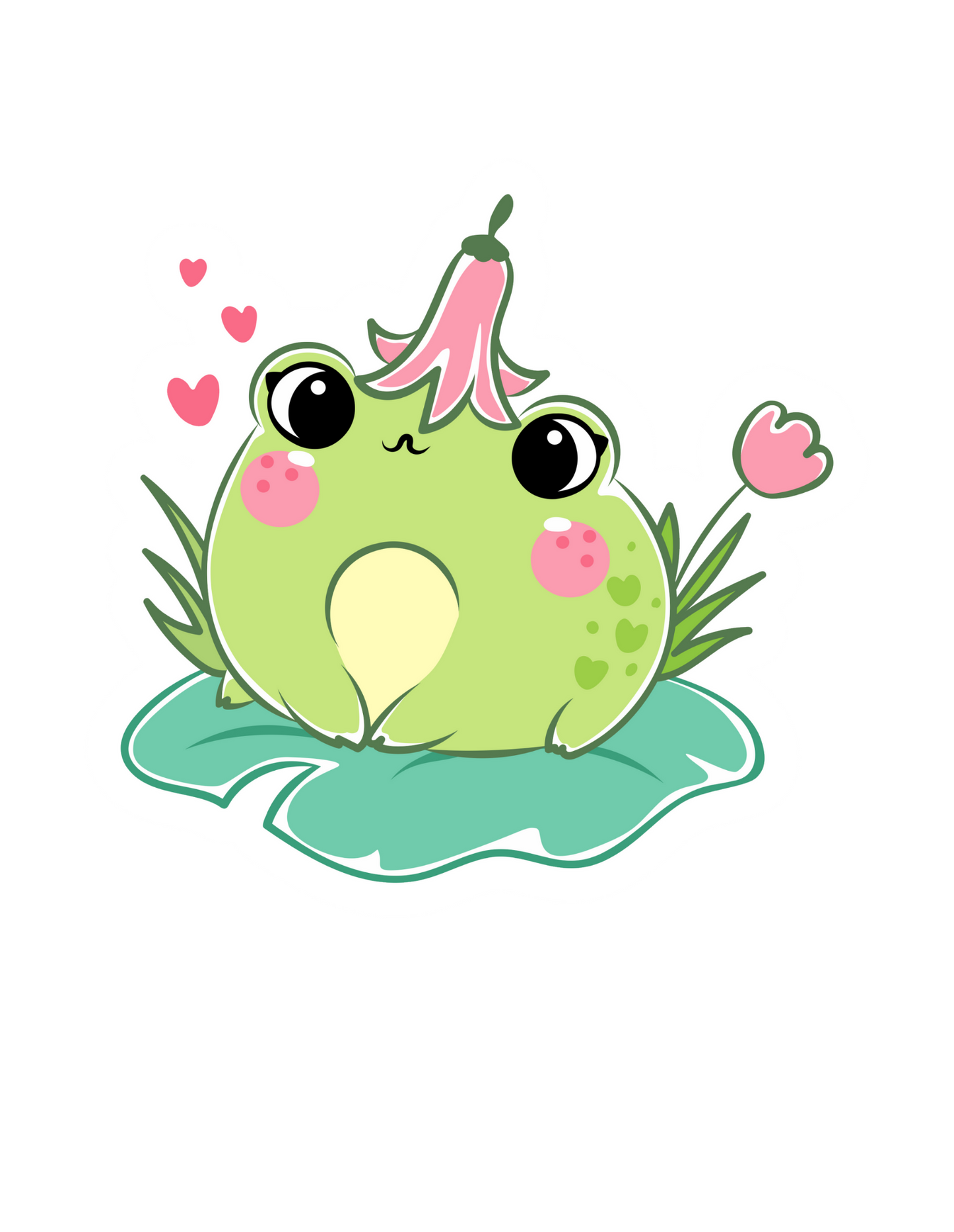 Let’s Get Froggy Individual Stickers