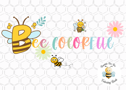 Bumble Dee Bee Coloring Book – A Sweet & Cheerful Coloring Adventure