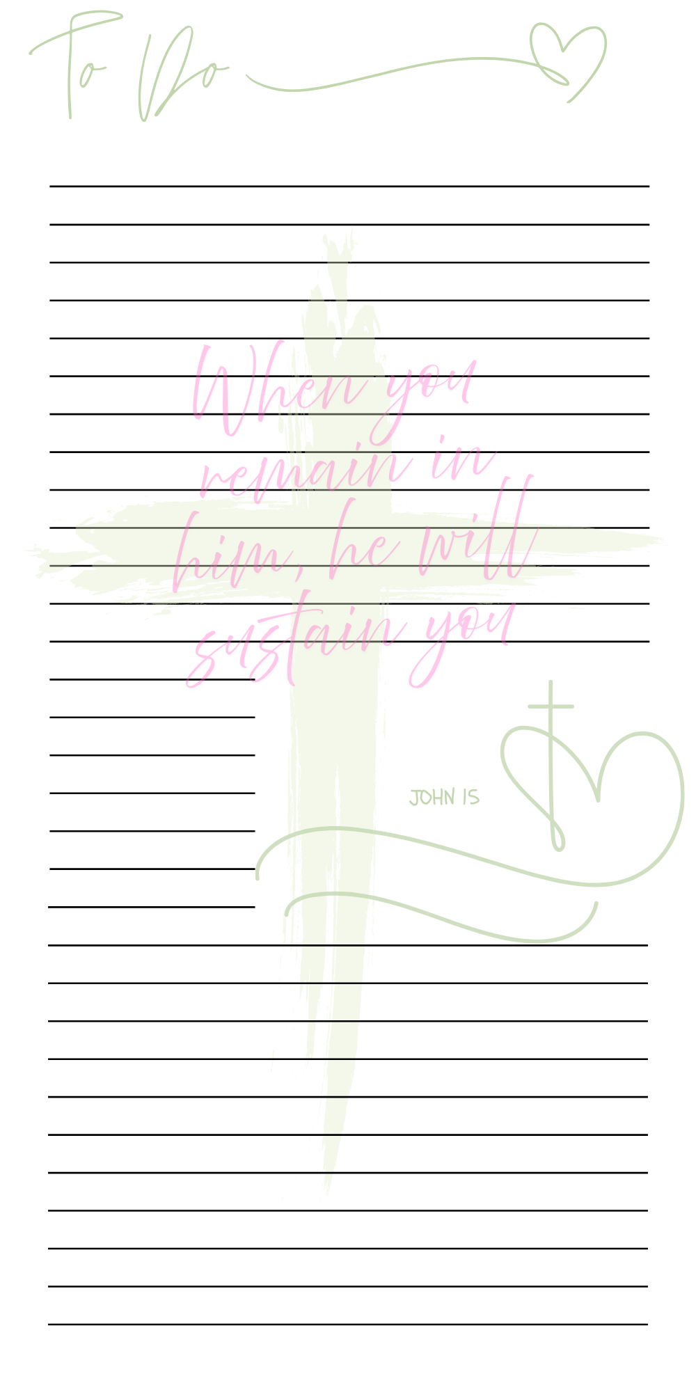 Walk By Faith – Daily Planner & To-Do List