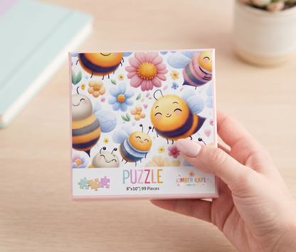 Bumble Dee Bee Puzzle | 99 Piece Jigsaw Puzzle | Cute Bee Gift | Family Puzzle