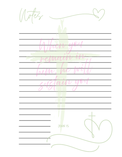 Walk By Faith – Faith-Inspired Notepad