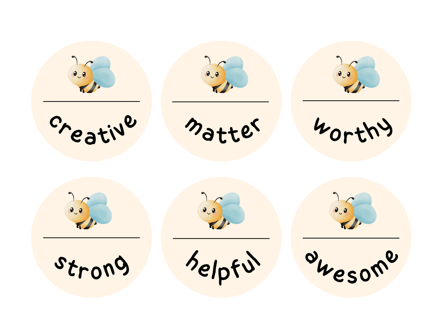 Bumble Dee Bee Magnet Set | Cute Bee Magnets