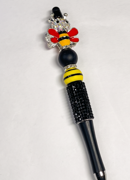 Bumble Dee Bee Beaded Pen | Handmade Bee Pen | Cute Planner Pen | Gift