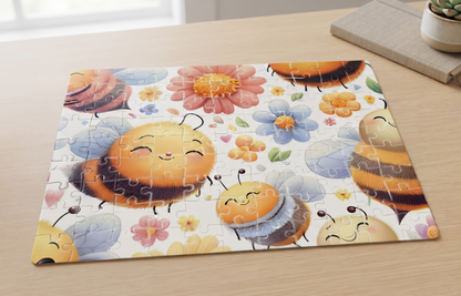 Bumble Dee Bee Puzzle | 99 Piece Jigsaw Puzzle | Cute Bee Gift | Family Puzzle