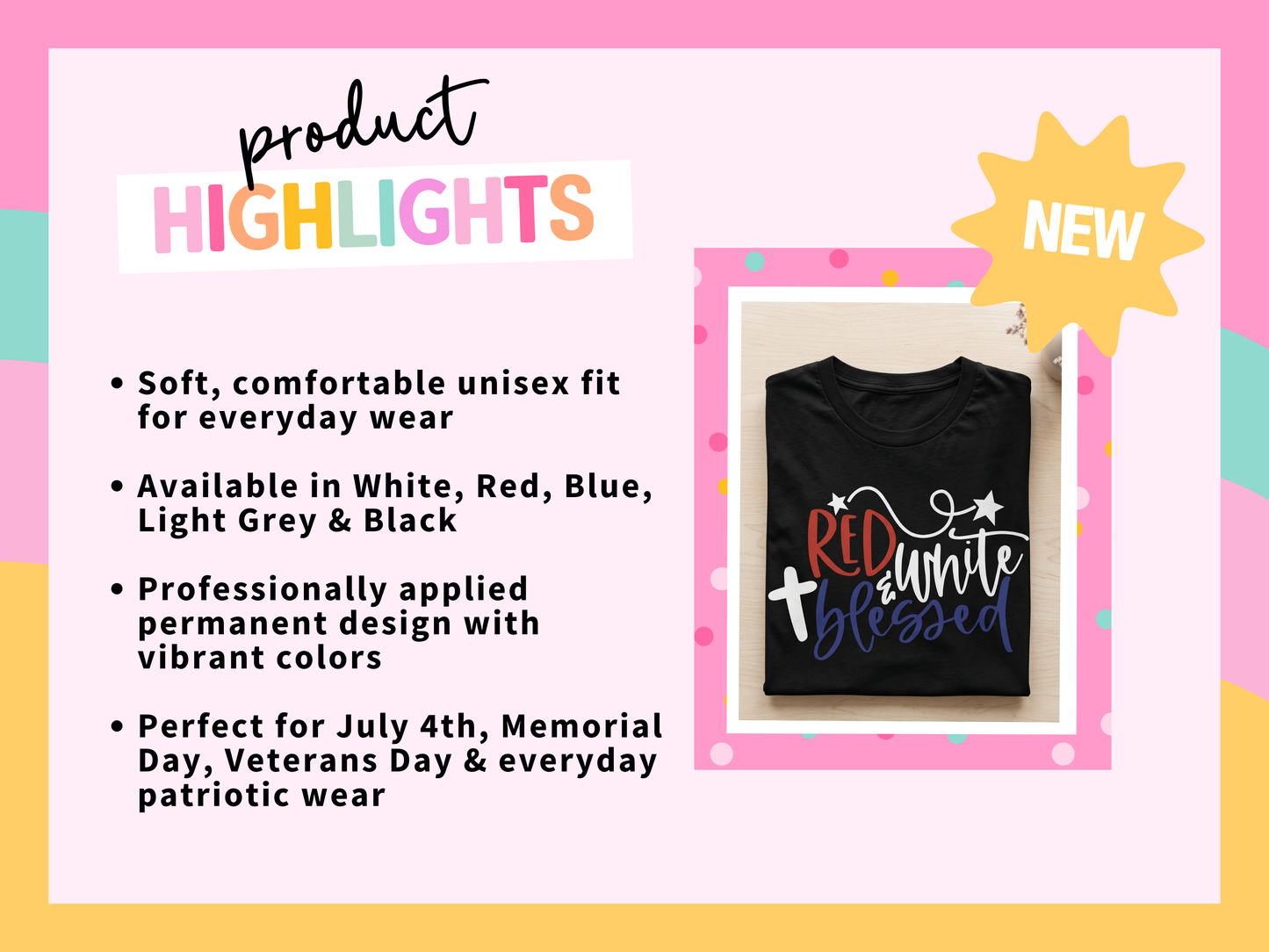 Americana Graphic T-Shirt | Patriotic Tee | July 4th Shirt | USA Unisex Shirt