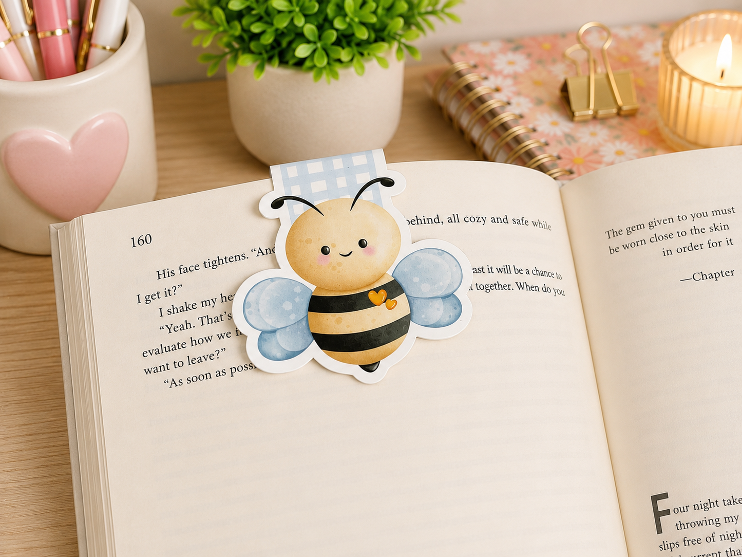 Bumble Dee Bee Magnetic Bookmark Set