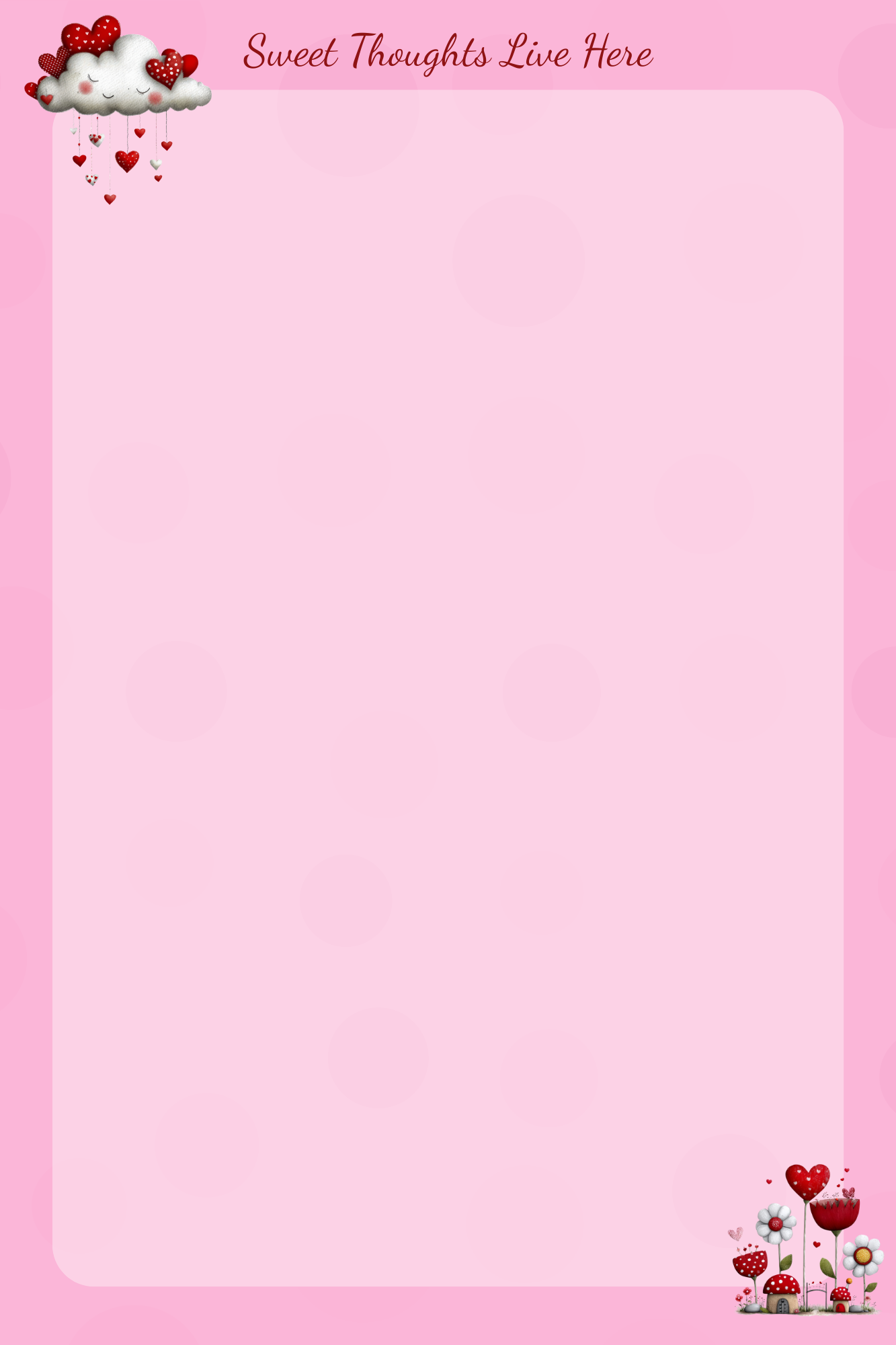 Sweet Thoughts: Ladybug Hearts | Journal