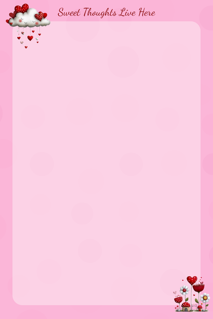 Sweet Thoughts: Ladybug Hearts | Journal