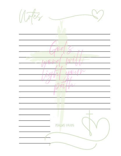 Walk By Faith – Faith-Inspired Notepad