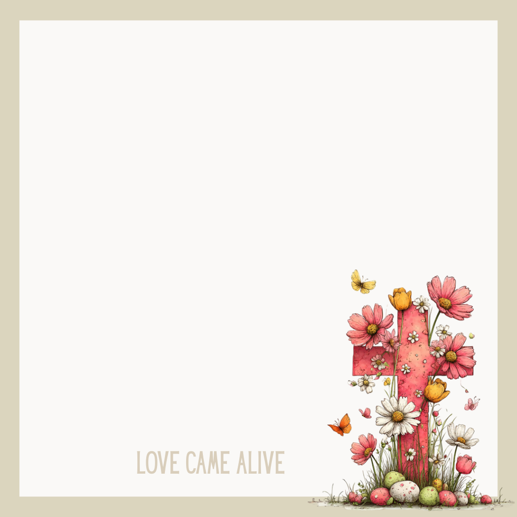 Grace Blooms Here Sticky Notes | Christian Floral Cross Sticky Note Pad | Rotating Faith Designs | 3x3 Inspirational Notes