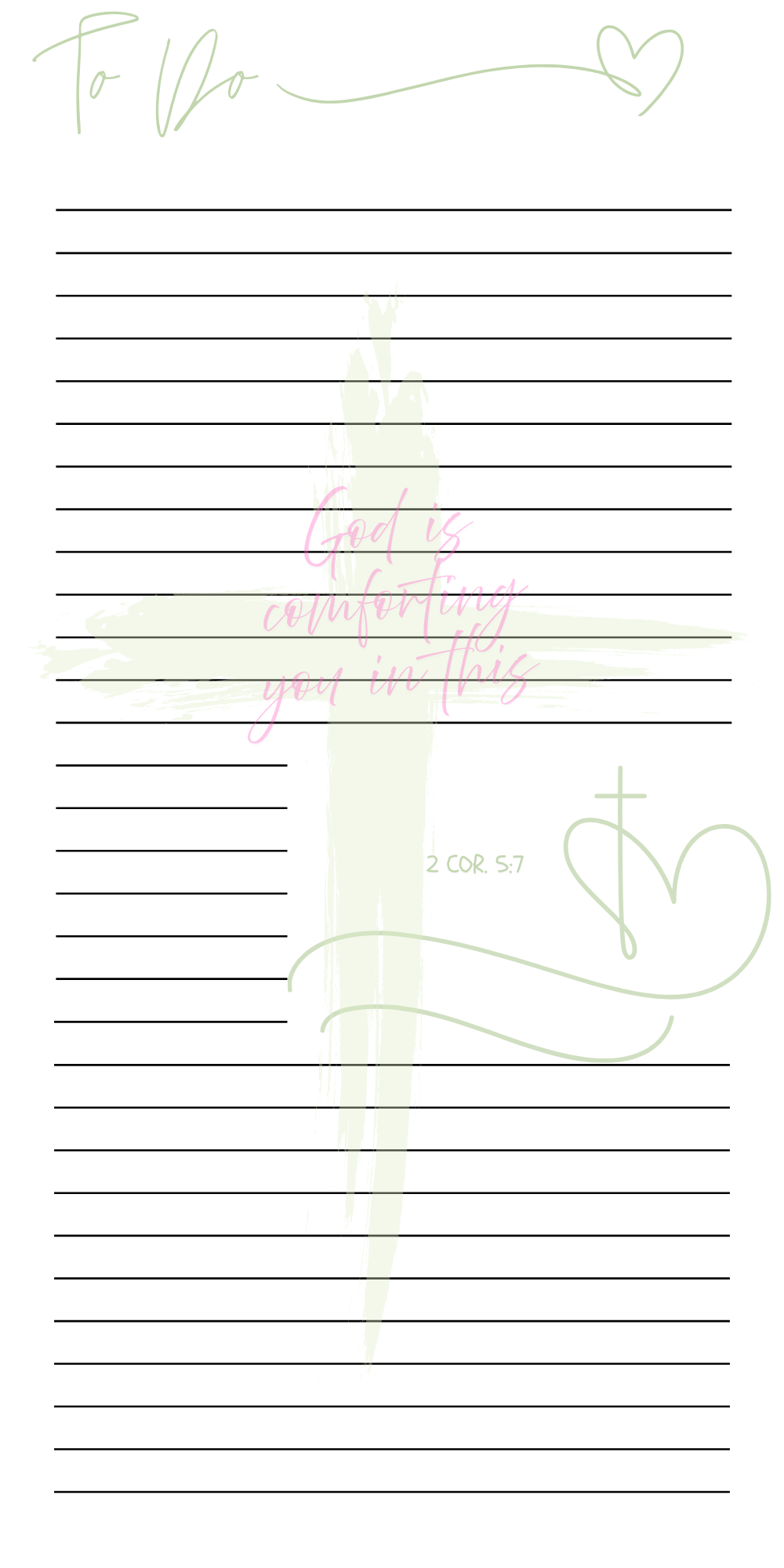 Walk By Faith – Daily Planner & To-Do List