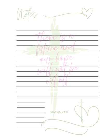 Walk By Faith – Faith-Inspired Notepad