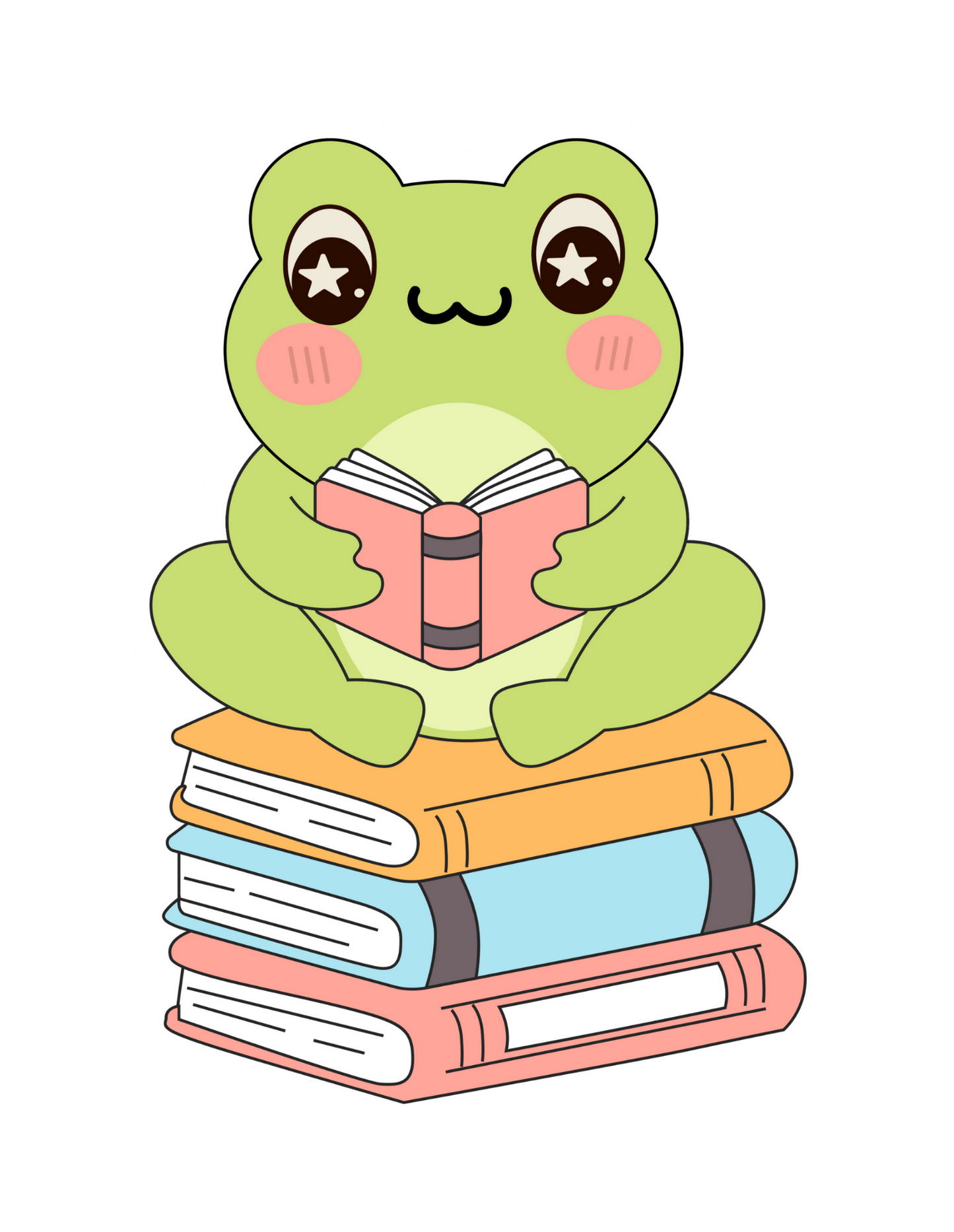 Let’s Get Froggy Individual Stickers