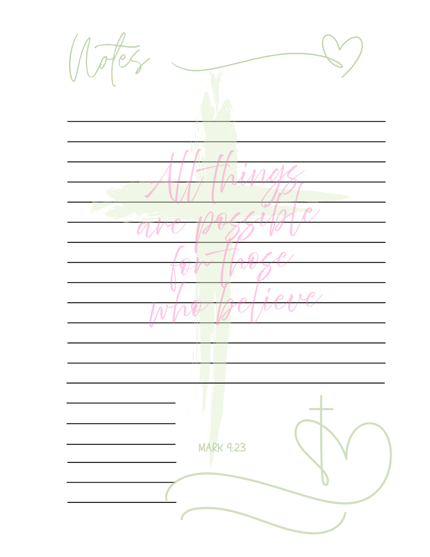 Walk By Faith – Faith-Inspired Notepad