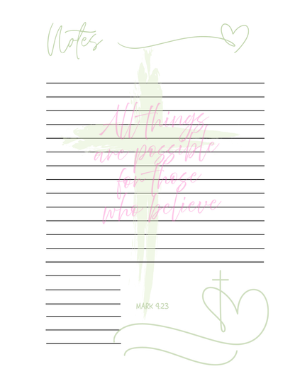 Walk By Faith – Faith-Inspired Notepad