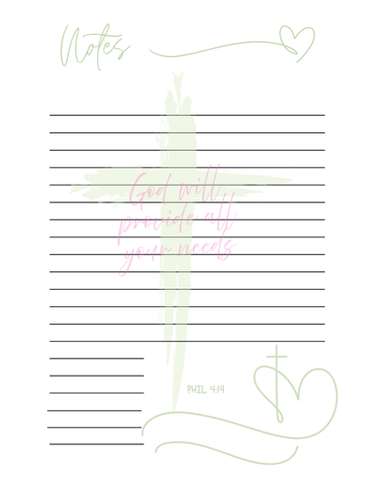 Walk By Faith – Faith-Inspired Notepad