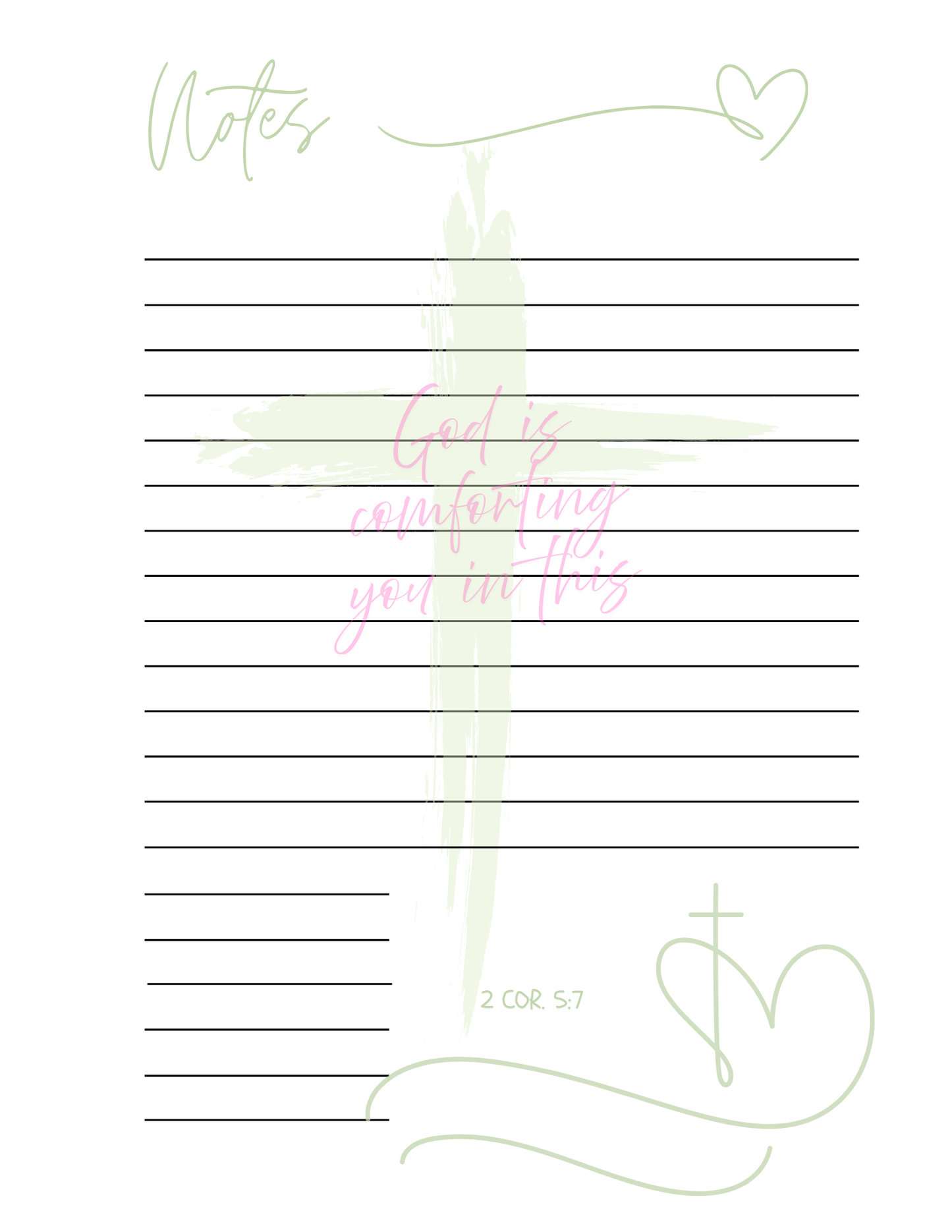 Walk By Faith – Faith-Inspired Notepad