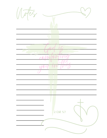 Walk By Faith – Faith-Inspired Notepad