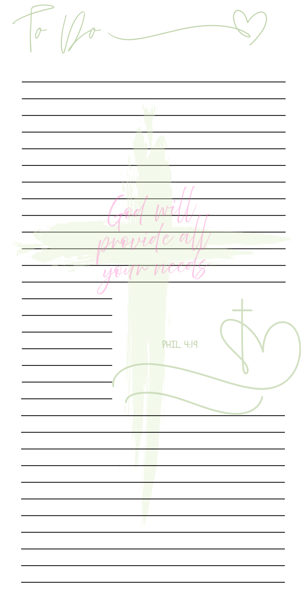 Walk By Faith – Daily Planner & To-Do List