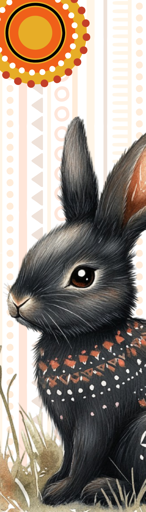 Golden Rabbit Spirit | Myths of the Golden Spirits Stationery | Bookmark