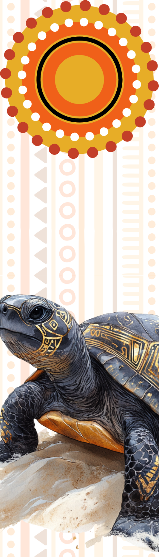 Golden Turtle Spirit | Myths of the Golden Spirits Stationery | Bookmark