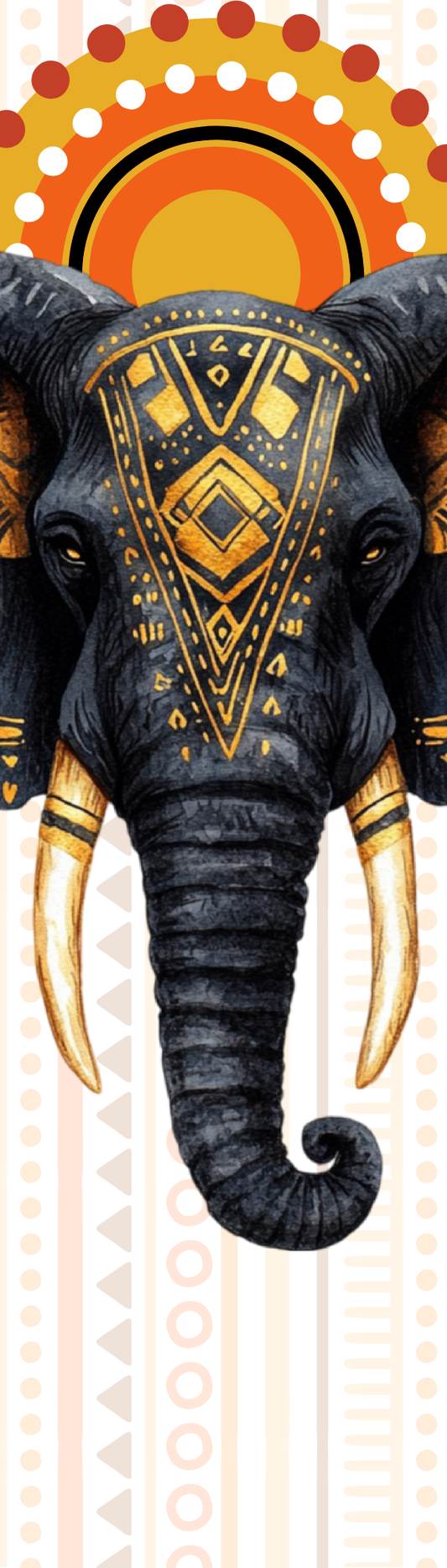 Golden Elephant Spirit | Myths of the Golden Spirits Stationery | Bookmark