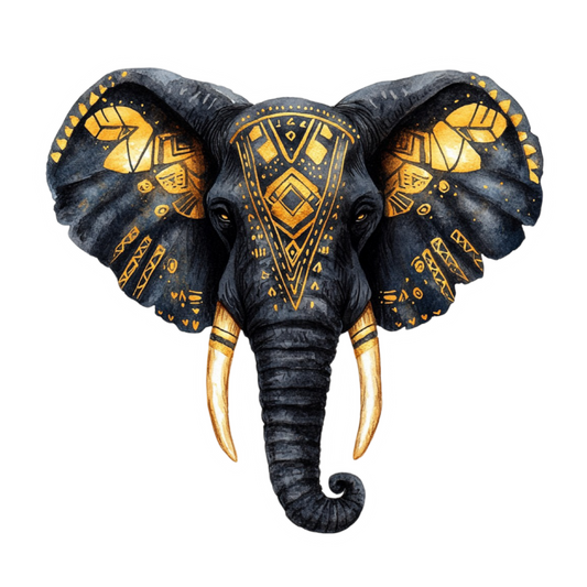 Golden Elephant Spirit | Myths of the Golden Spirits Stationery Sticker