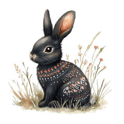 Golden Rabbit Spirit | Myths of the Golden Spirits Stationery |  Sticker