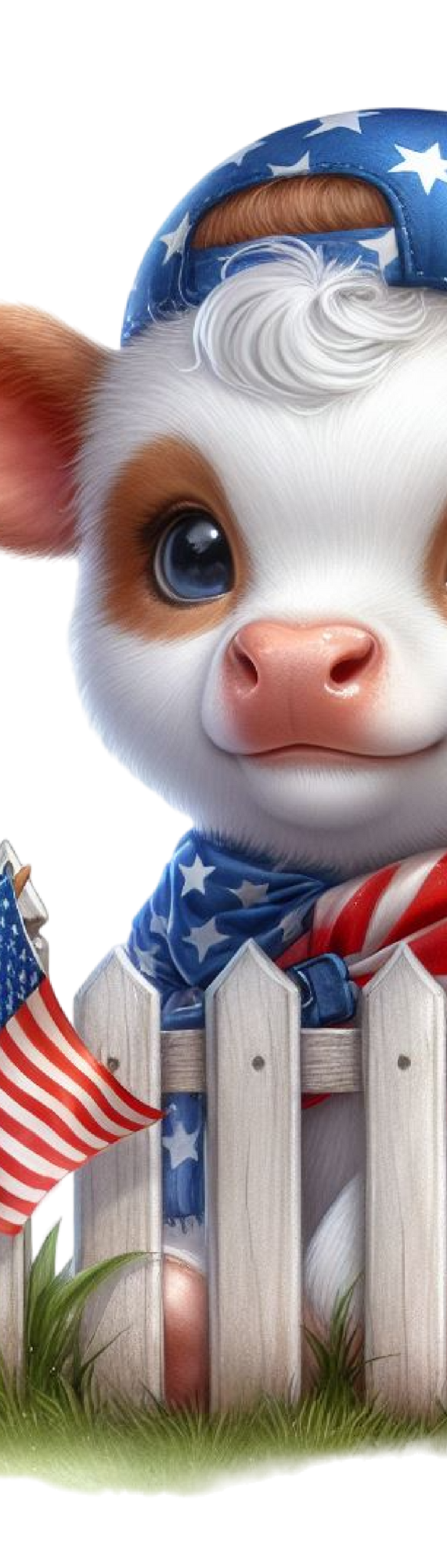 Stars & Stripes Calf Bookmark – Cute Patriotic Page Marker