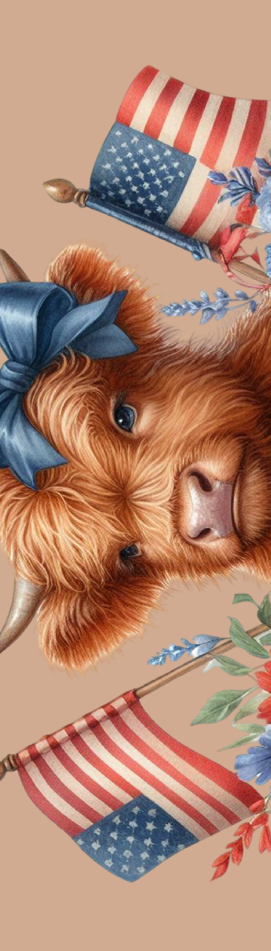 Wagon Full of Stars Calf Bookmark – Cute Patriotic Page Marker