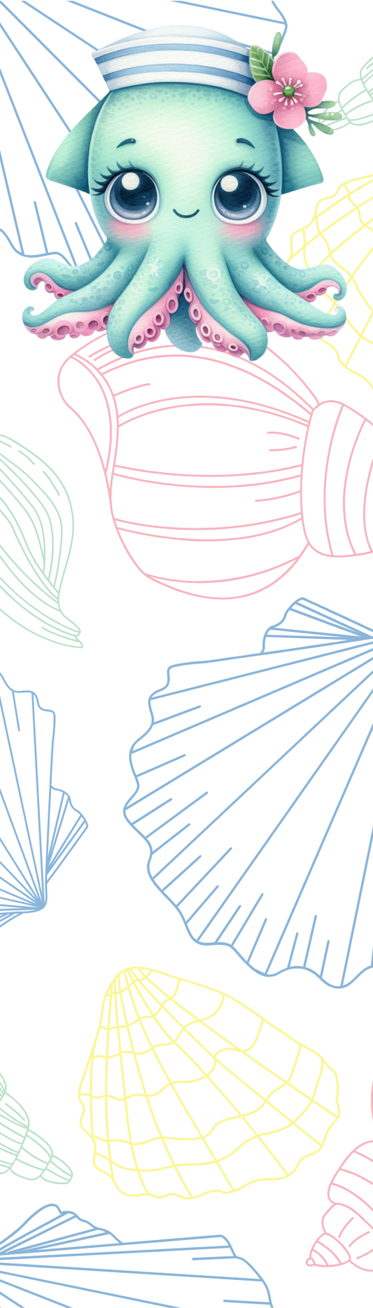 Aquatic Friends Octopus Bookmark – Cute Ocean Reading Accessory