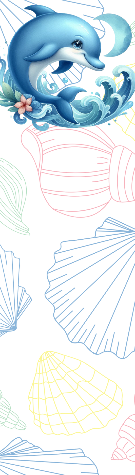 Aquatic Friends Dolphin Bookmark – Cute Ocean Reading Accessory